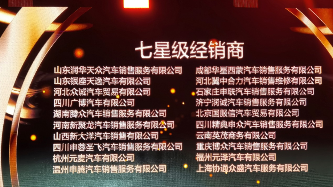 雙店“七星”新突破 | 潤華上汽大眾至高榮耀、載譽榮歸